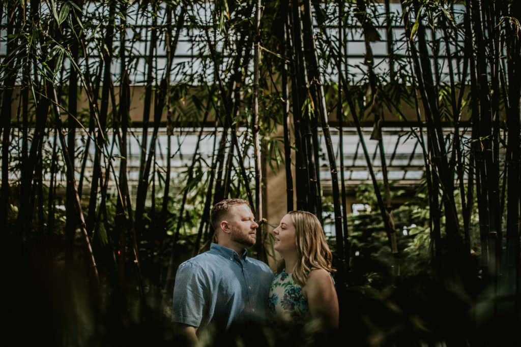 couple walking through longwood gardens
