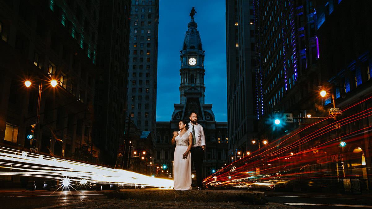 Center city wedding photos
