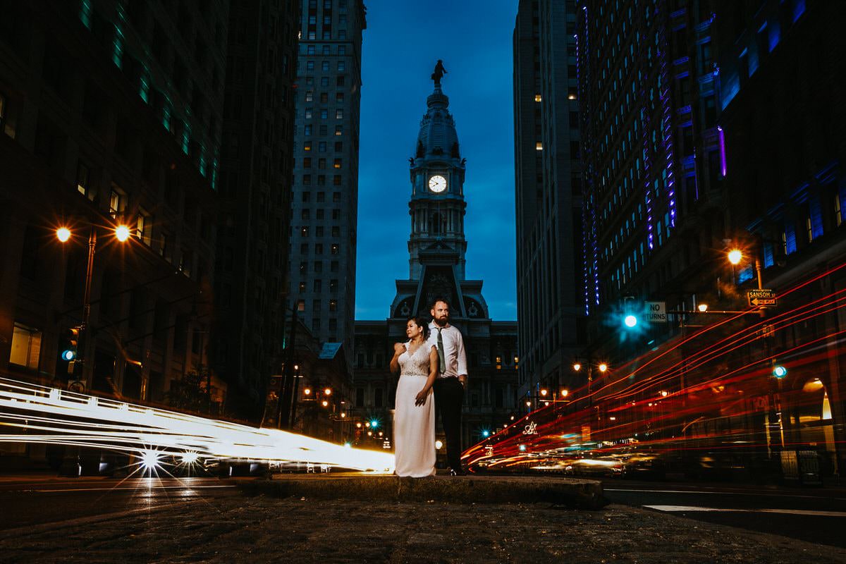 Center city wedding photos