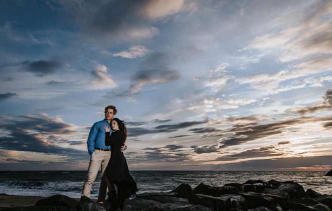 cape may engagement photos