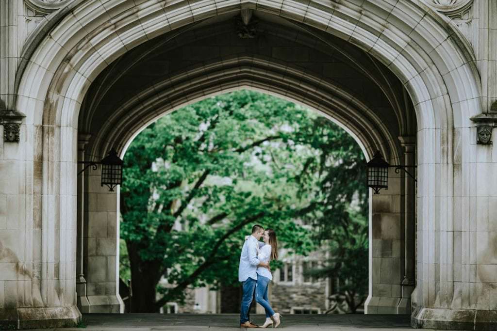Princeton University engagement photos